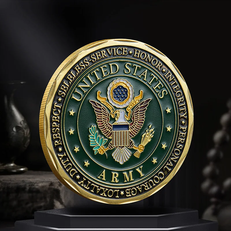 Souvenir Coin Veterans Memorial Coin US Army Military Challenge Coin