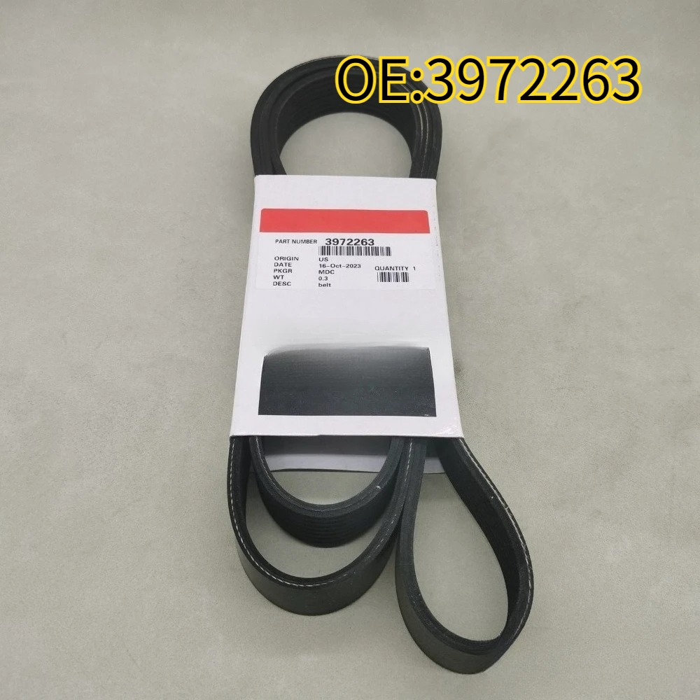 

High quality New For 3972263 V-ribbed belt suitable for Cummins ISB/QSB 6.7L engine