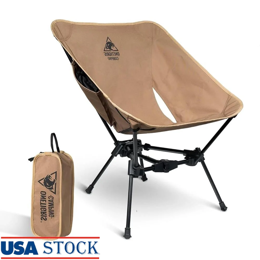 

Портативный легкий складной походный стул, компактное походное кресло, прочный алюминиевый походный стул, вес 330 фунтов, грузоподъемность для путешествий