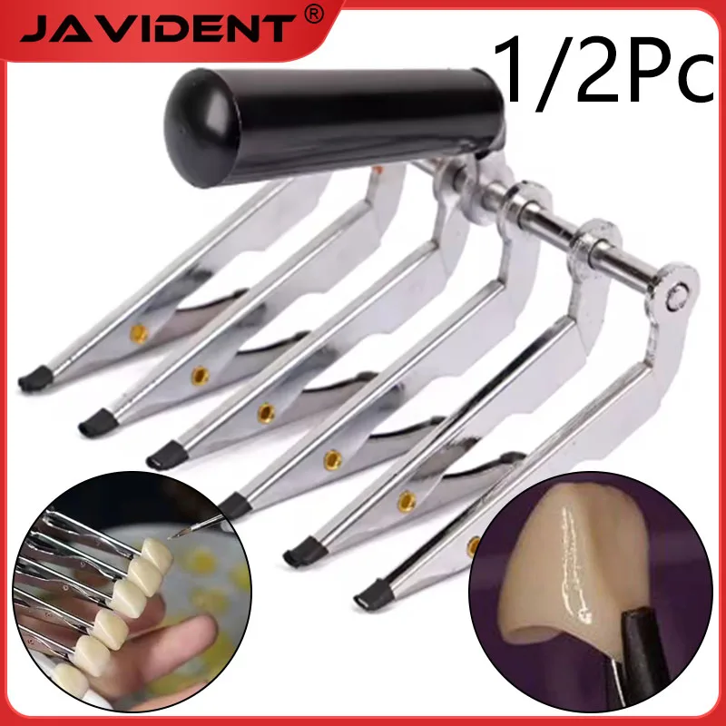 Dental Six-Tooth Glaze Clamp Batch Porcelain Application Clamp Glaze Porcelain Auxiliary Tool Laboratory Technician Accessories