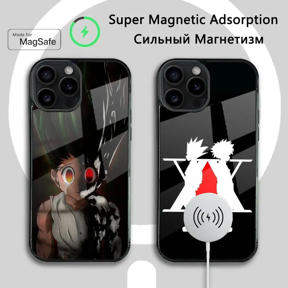 

Anime H-Hunter X-Hunterr Phone Case For iPhone 16 15 14 13 12 11 Plus,Pro,Max Mini Magsafe Magnetic Wireless Charging