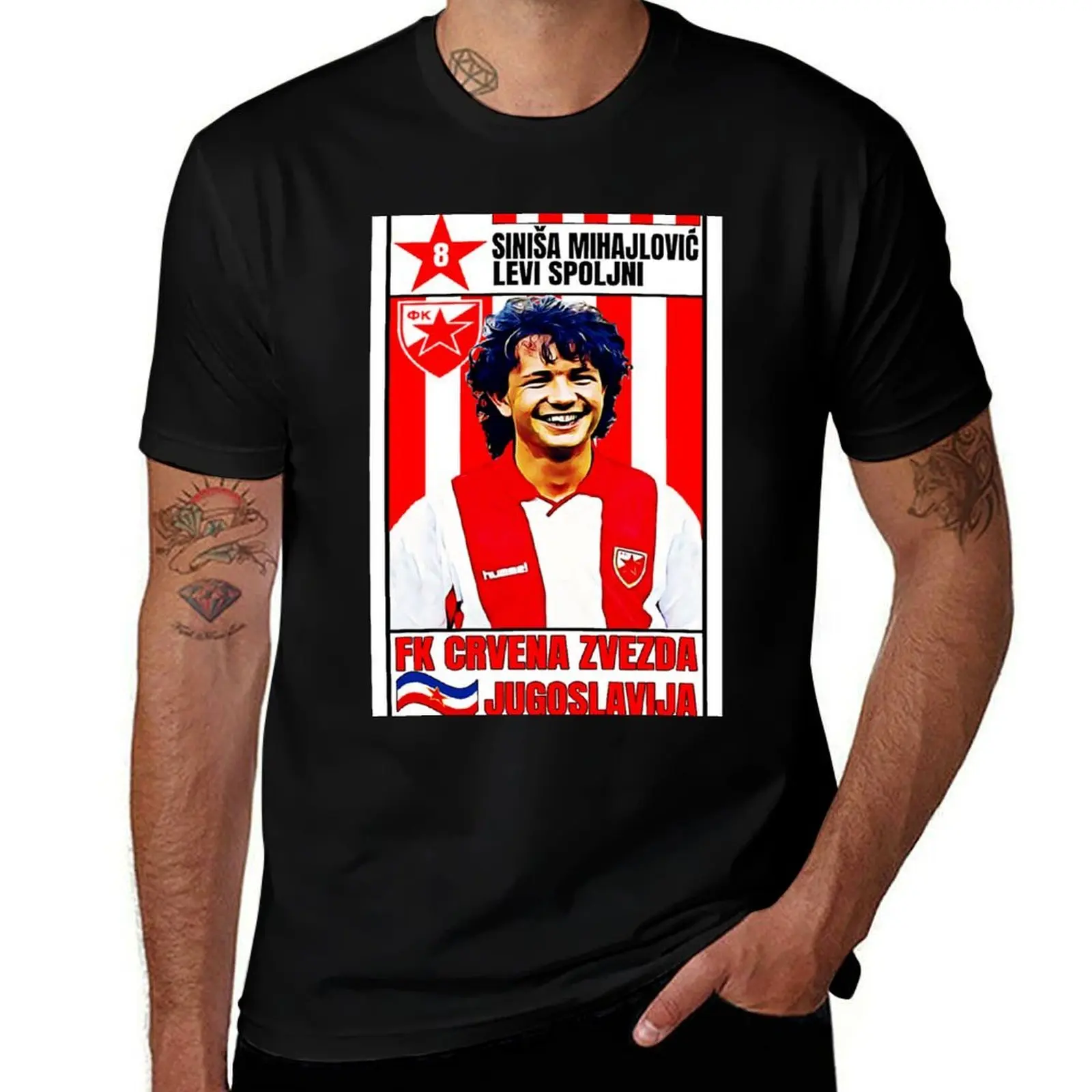 

Sinia Mihajlovi (FK Crvena Zvezda) #2 T-Shirt Large Size Soft Cotton T-Shirt