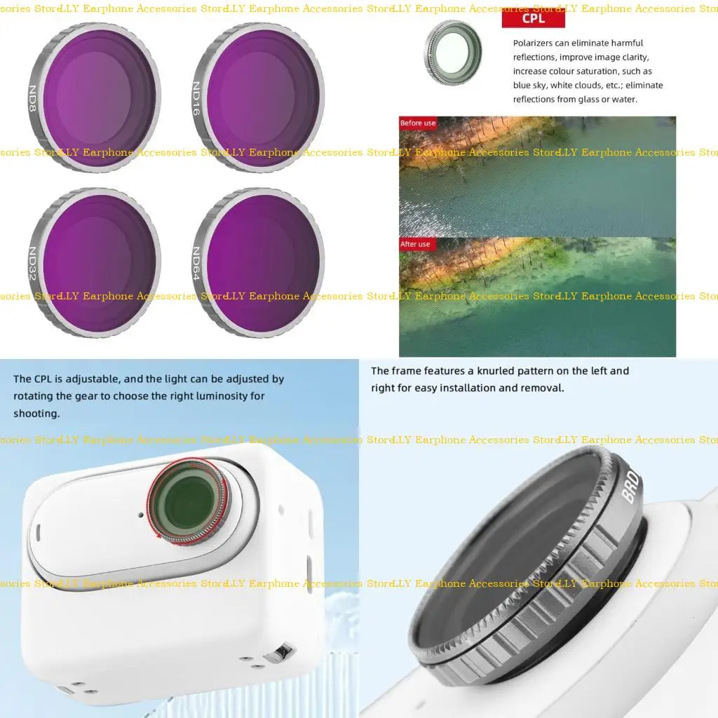 

462E High Definition Optical Glass Lens Filter for GO3/GO2 Filters True Colors Effortless Experience