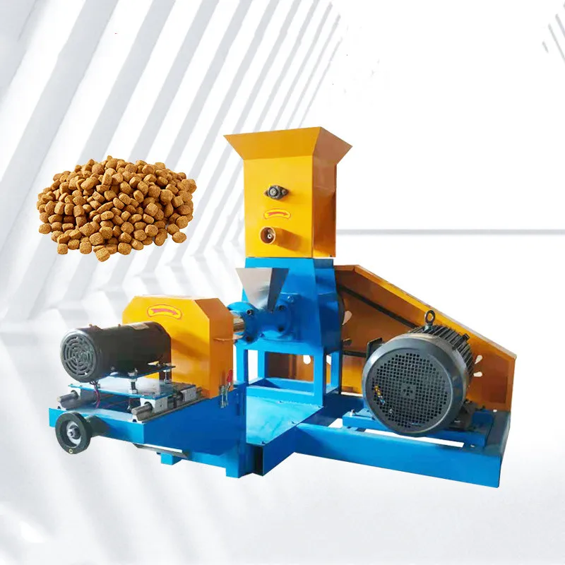 

40-50KG/H Floating Fish Feed Mill Pellet Extruder Machine High-grade Fish Dog Cat Bird Food Processing Rquipment