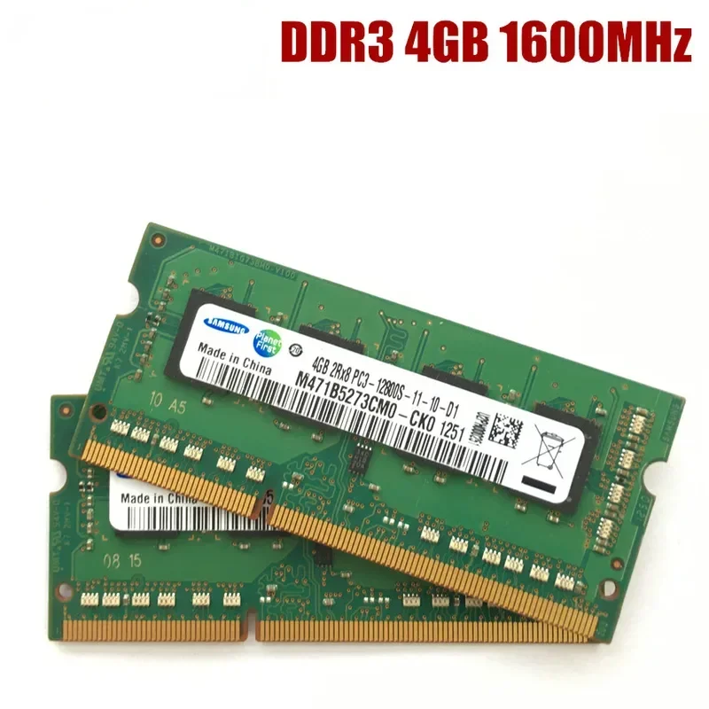 Samsung DDR3 1GB 2GB 4GB 8GB 1066 1333 1600 MHz PC3 PC3L 8500S 10600S 12800S Laptop memory notebook RAM