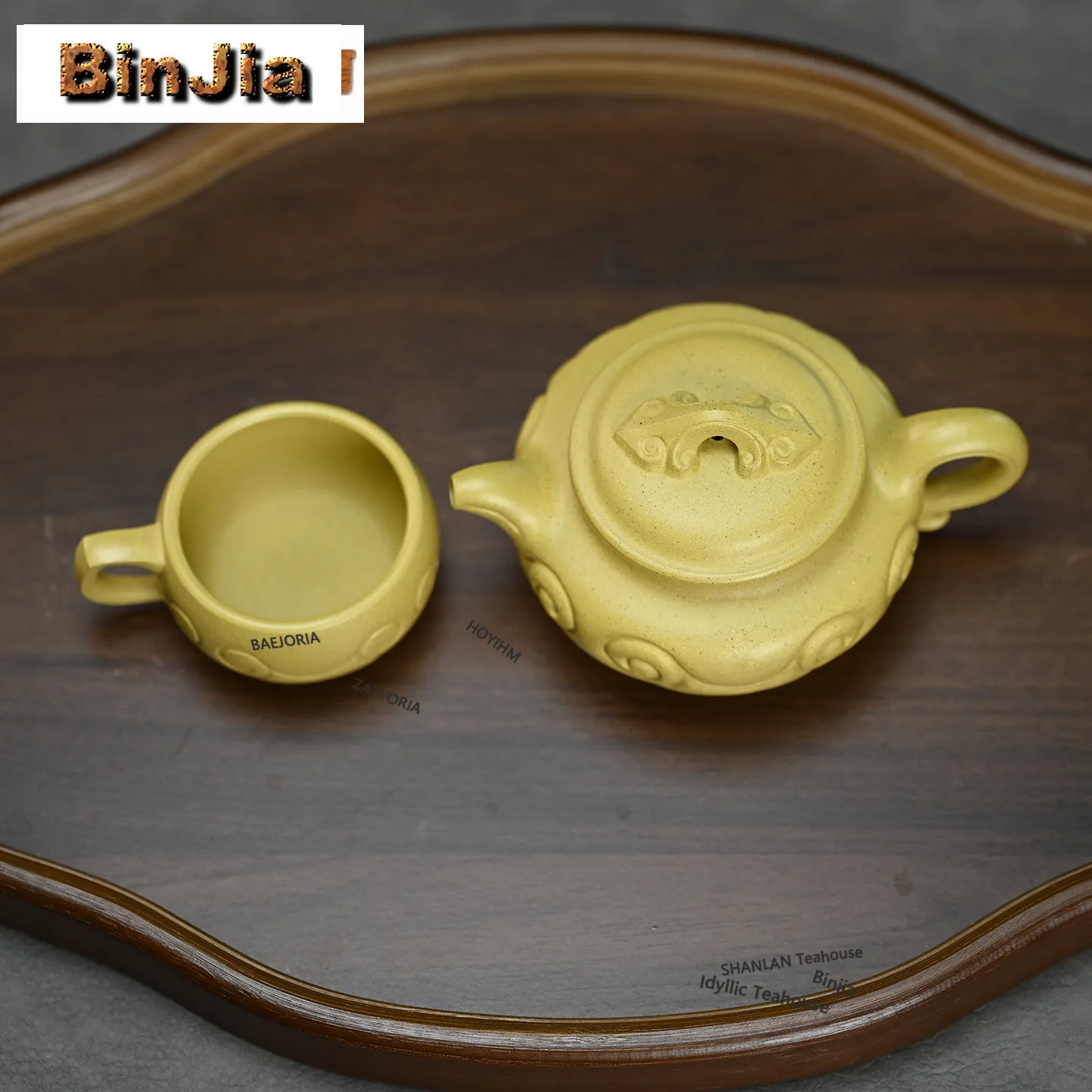 BAEJORIA 180ML Traditional Yixing Purple Clay Teapots Handmade Ruyi Pot Raw Ore Section Mud Kettle Zisha Tea Set Tea Supplies