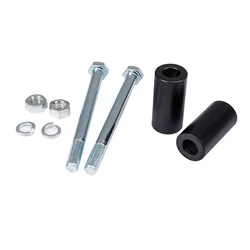 2'' Rise Handlebar Risers Extension For Harley 1'' Handlebars Black Motorcycle Spacers Made of Alloy Steel