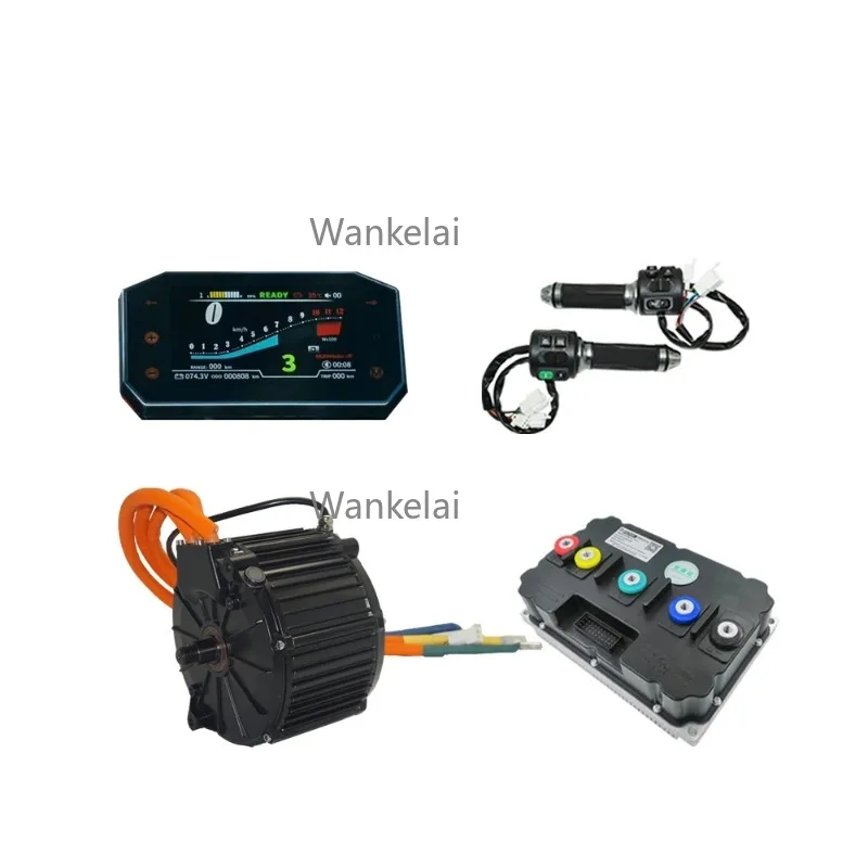 

QS165 10KW Mid Drive Motor Big Power 50H with Chaojie TFT Display and Programmable DC Motor Controller For Ebike