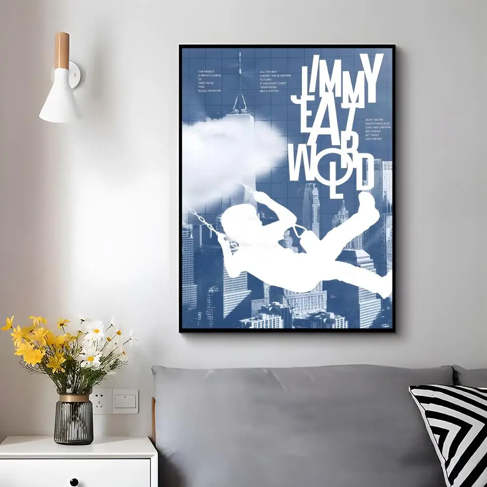 Emo Rocker J-Jimmy Eat World Poster Modern Luxury Wall Poster Home Decor Space Enhancer