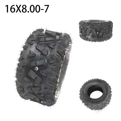Hot Sale Good Quality 16x8.00-7 Vacuum Tyre ATV Tire Fit for ATV 50CC,90CC,70CC,110CC,125CC Outer Tyre