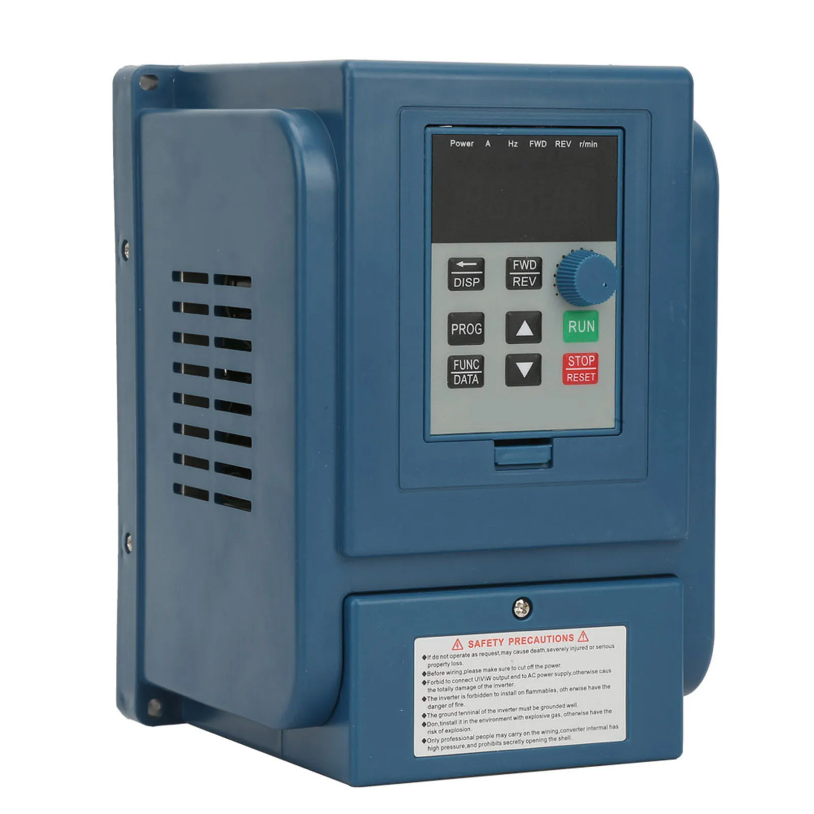 Regolatore di velocità VFD con azionamento a frequenza variabile 380VAC 6A per azionamento a frequenza regolabile VFD con motore CA trifase da 2,2 kW