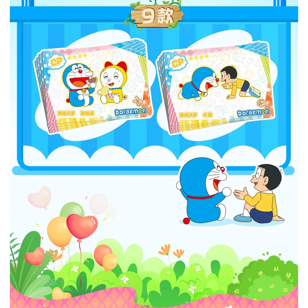 Carte Doraemon authentique pour enfants, NoramyaCabo, Dorami, MiniDora, Anime chaud et humoristique, carte de collection de jeux limitée, cadeaux de Noël