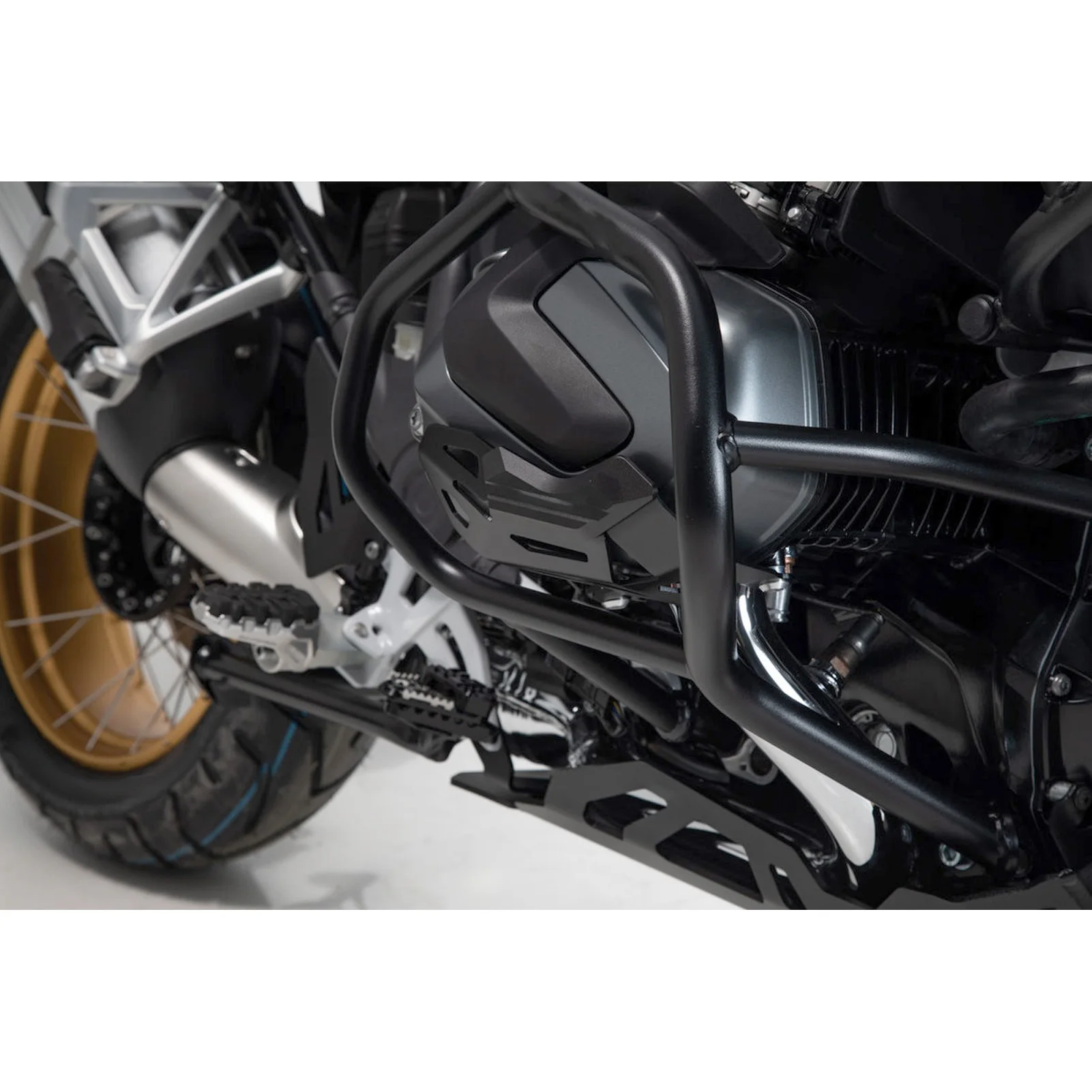 Black Aluminum Valve Cover & Cylinder Protectors Guard Replacement for R1250GS Adventure 20192021