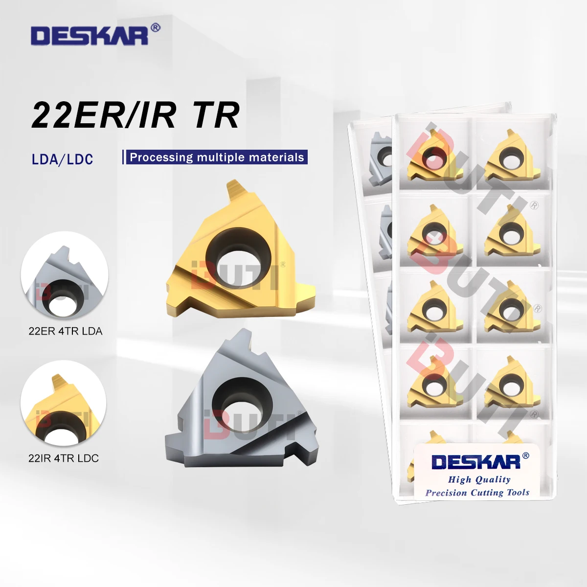 DESKAR 100% Original 22ER 22IR 4TR 5TR 6TR LDA LDC Cutting Thread Cutting Blades Processing Multiple Materials Threaded Series