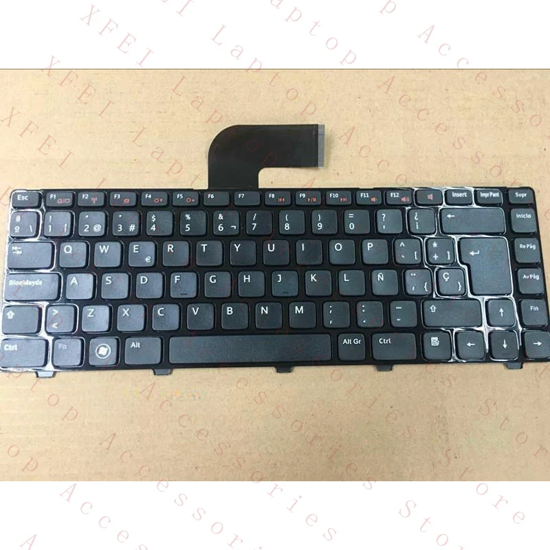 

НОВАЯ испанская клавиатура для Dell Inspiron 15R 5520 SE 7520 15 3520, раскладка Sp