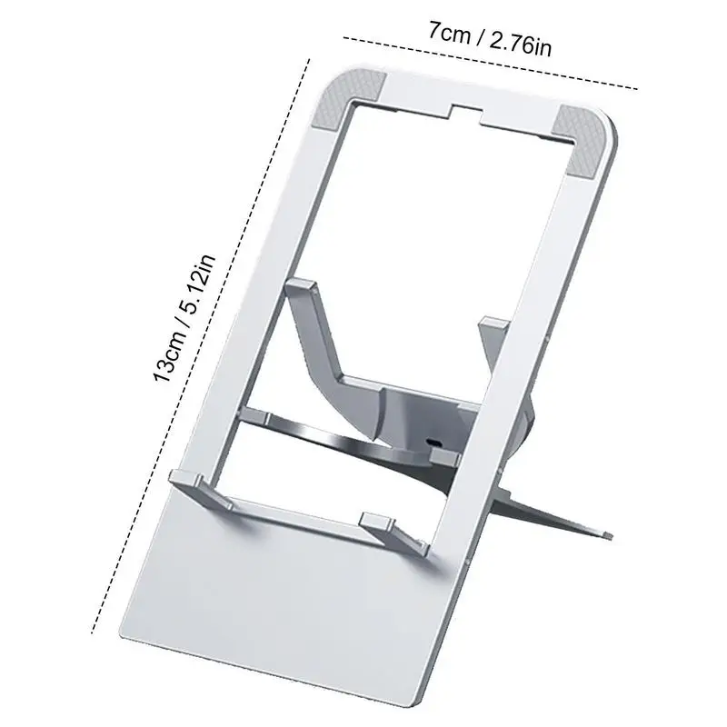 Universal Desktop Mobile Phone Holder Stand ForIPhone And ForXiaomi Adjustable Foldable Table Aluminum Alloy Cell Phone Desk