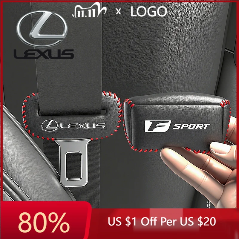 

Наклейки для интерьера автомобиля Lexus 2026: Защитные антикоррозийные накладки на заглушки ремней безопасности для Lexus F SPORT ES RX NX LS UX LM LX GX LC