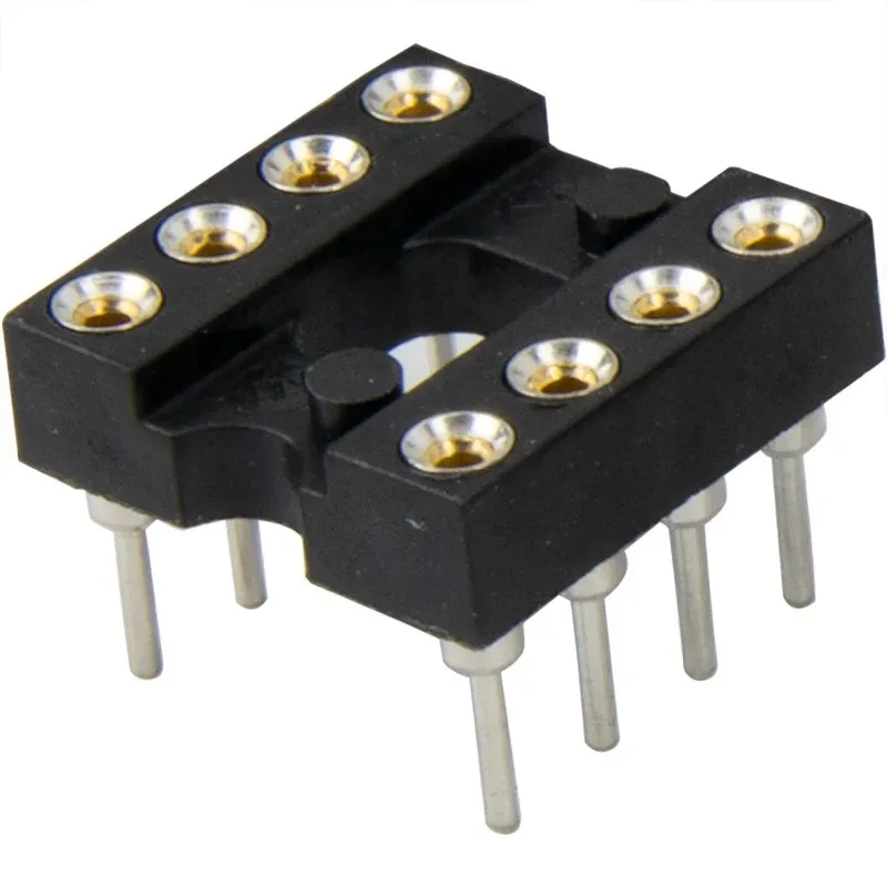 Army Grade 30u Thickened 24K Real Gold HiEnd Fever DIP-8 In- IC Operational Amplifier Socket
