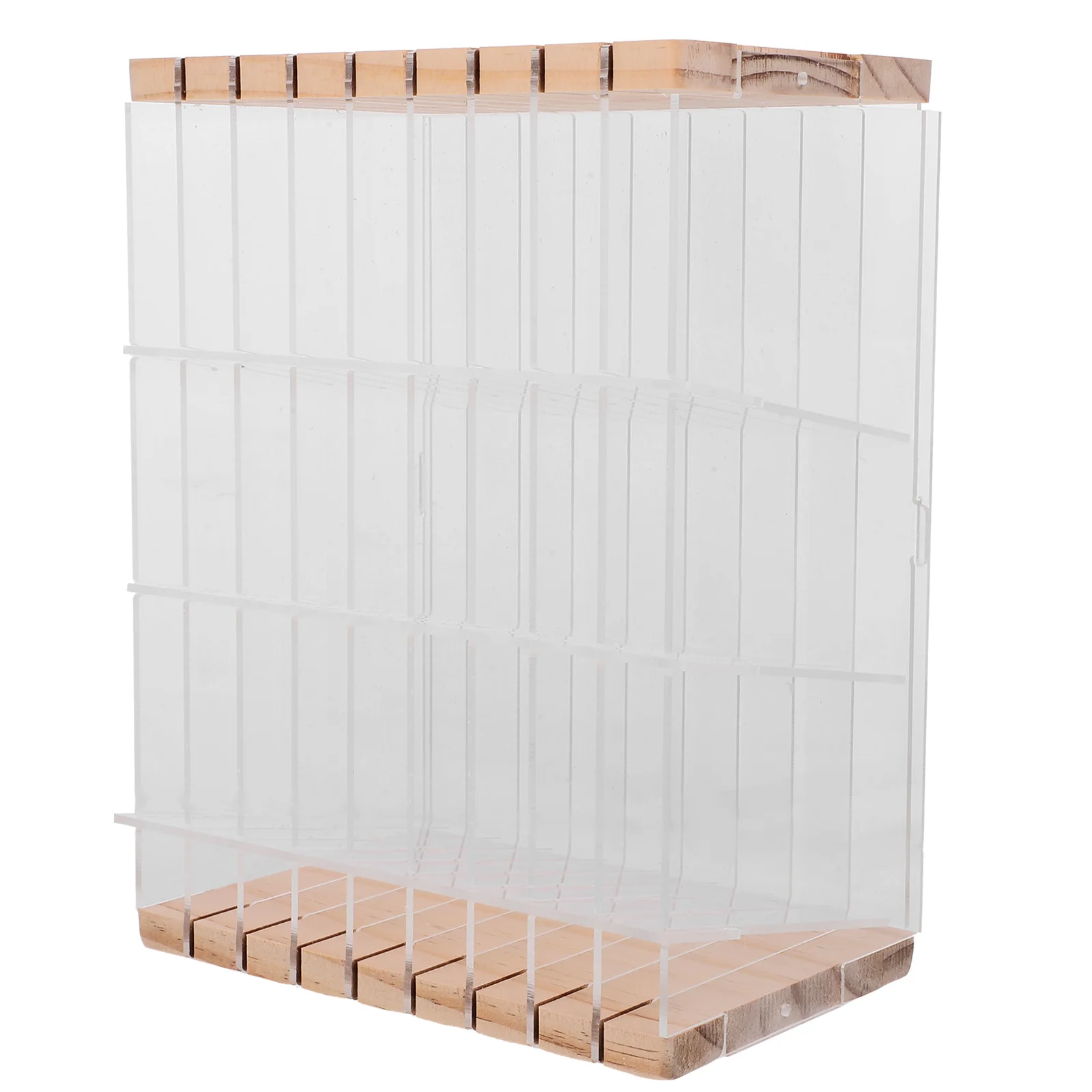 

1pc Acrylic Pen Desktop Organizer Multi-functional Storage Rack for Markers Stationery Desk Multi-Functional Pen Organizer tidy