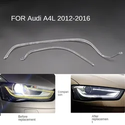 For AUDI A4l B8.5 B8PA 2012-2016 DRL Light guide plate Light guide tube Headlight Daytime Running Light Guide Angel Eye