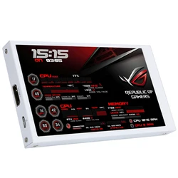 New 5.5 Inch 2K 2560X1440 HDMI Secondary Screen Computer CPU GPU RAM HDD Monitor Display For AIDA64 Raspberry Pi Windows Mac