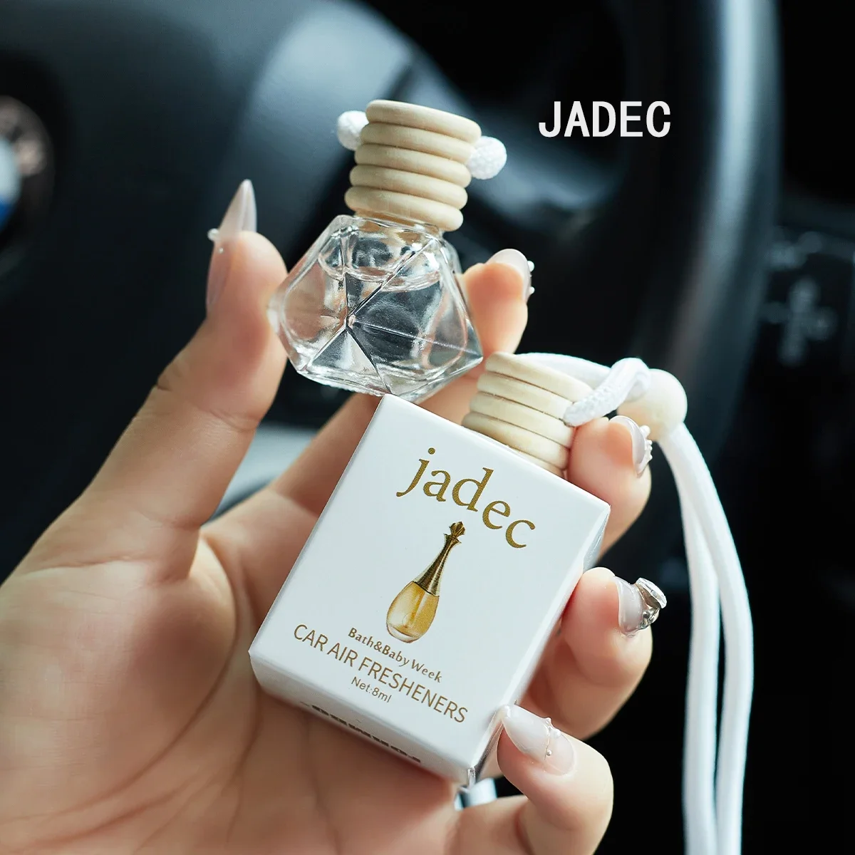 عطر سيارة للملحقات الداخلية للسيارات، معطر هواء للسيارة يدوم طويلاً يحافظ على رائحة ساحرة وطازجة.