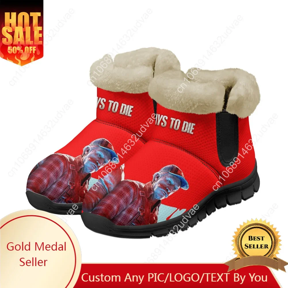

7 Days to Die Snow Boots Mens Womens Teenager Shoes Keep Warm High Quality Casual Lightweight Couple Sports Custom Sneakers