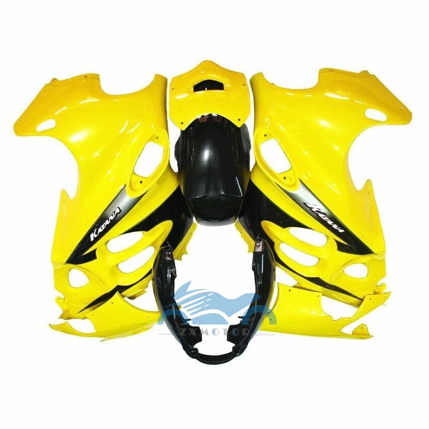 Fairing kit for SUZUKI KATANA GSX600F gsx 600f 2003 2004 2005 2006 100% fit Yellow Black fairings set GSX750F 03-06