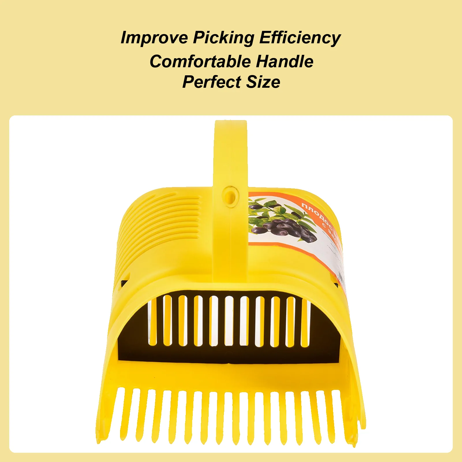 

Сборщик чернил, сборщик ягод, грабли с расческами, эргономичная мягкая на ощупь ручка, сборщик экономии времени, простой в использовании садовый инструмент