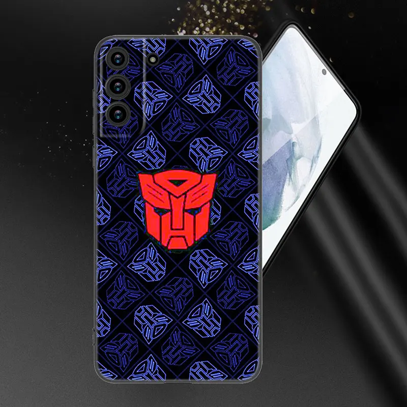 Transformers Hot Cool Black Silicone Phone Case For Samsung Galaxy S20 S23 FE S21 S22 S24 Ultra S10 Lite S8 S9 Plus S7 Edge