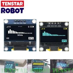 0.96 pollici OLED SSD1306 Bianco/Blu/Giallo 128X64 IIC I2C Modulo Display Seriale 12864 Scheda Schermo LCD Per Arduino