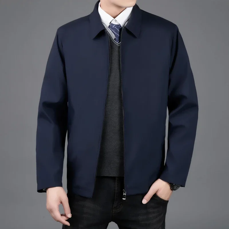 

Casual Autumn Jacket Men's Simple Solid Jackets Men Blazer Jackets Male Brand Business Casual Jacket Men's Coats New Spring Coat