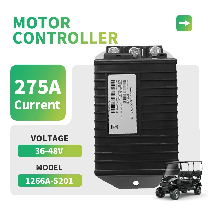 

Контроллер постоянного тока 48 В, 275 А 390215201 для грузового автомобиля Curtis Golf Cart 1266A-5201