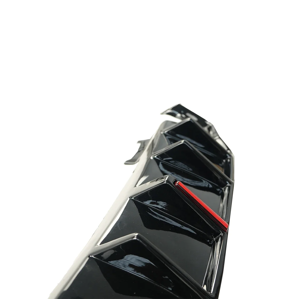 For Lexus IS250 IS300 IS350 2006-2012 Rear Bumper Diffuser With Pilot Led Light Tail Lip Spoiler Splitter Car Auto Accessory