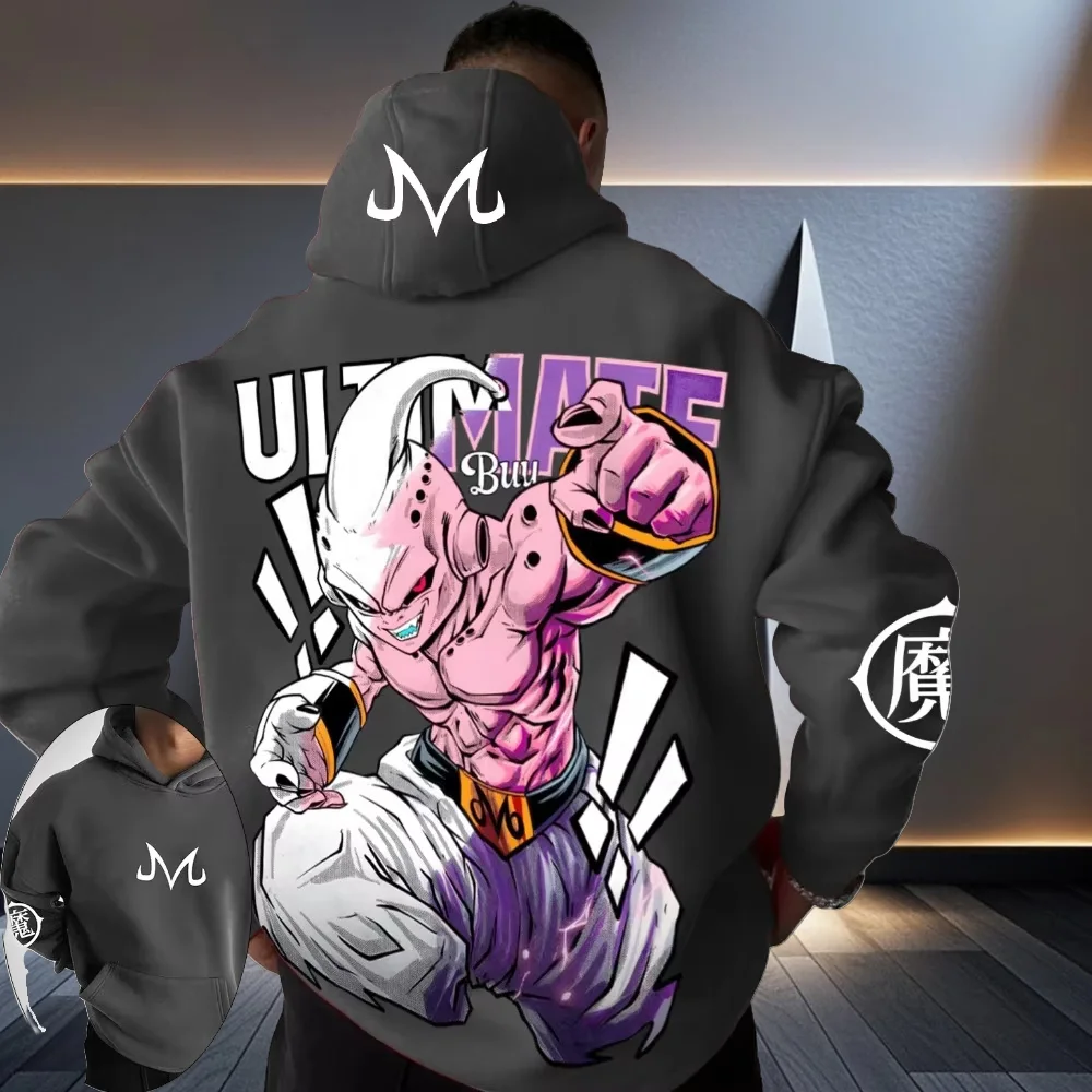 

2025 хит продаж, осенне-зимний новый анимационный свитер с капюшоном и принтом Magic Man Buou, мужской и женский модный уличный джемпер