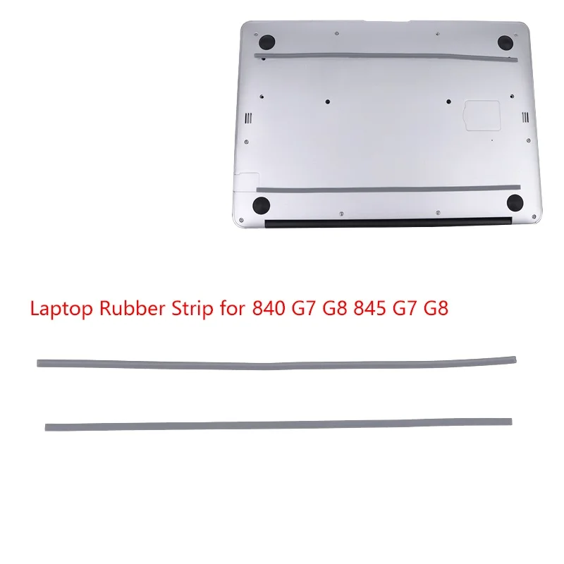 【F】1/2Pcs Laptop Rubber Strip For Elitebook 840 G7 G8 845 G7 G8 Bottom Case Foot Pad Surface Laptop Rubber Feet Strips