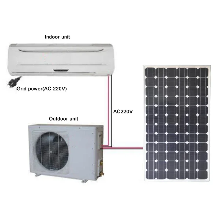 aire acondicionado dc 48v ac off grid complete system climatiseur portable solaire solar air conditioner ac for united states