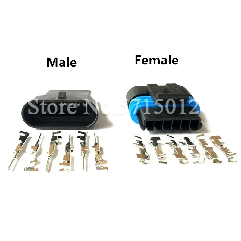 6 Hole 12066317 12162261 12162210 Metri-Pack 150.2 Sealed Automotive TPS Flat Accelerator Pedal Waterproof Connector
