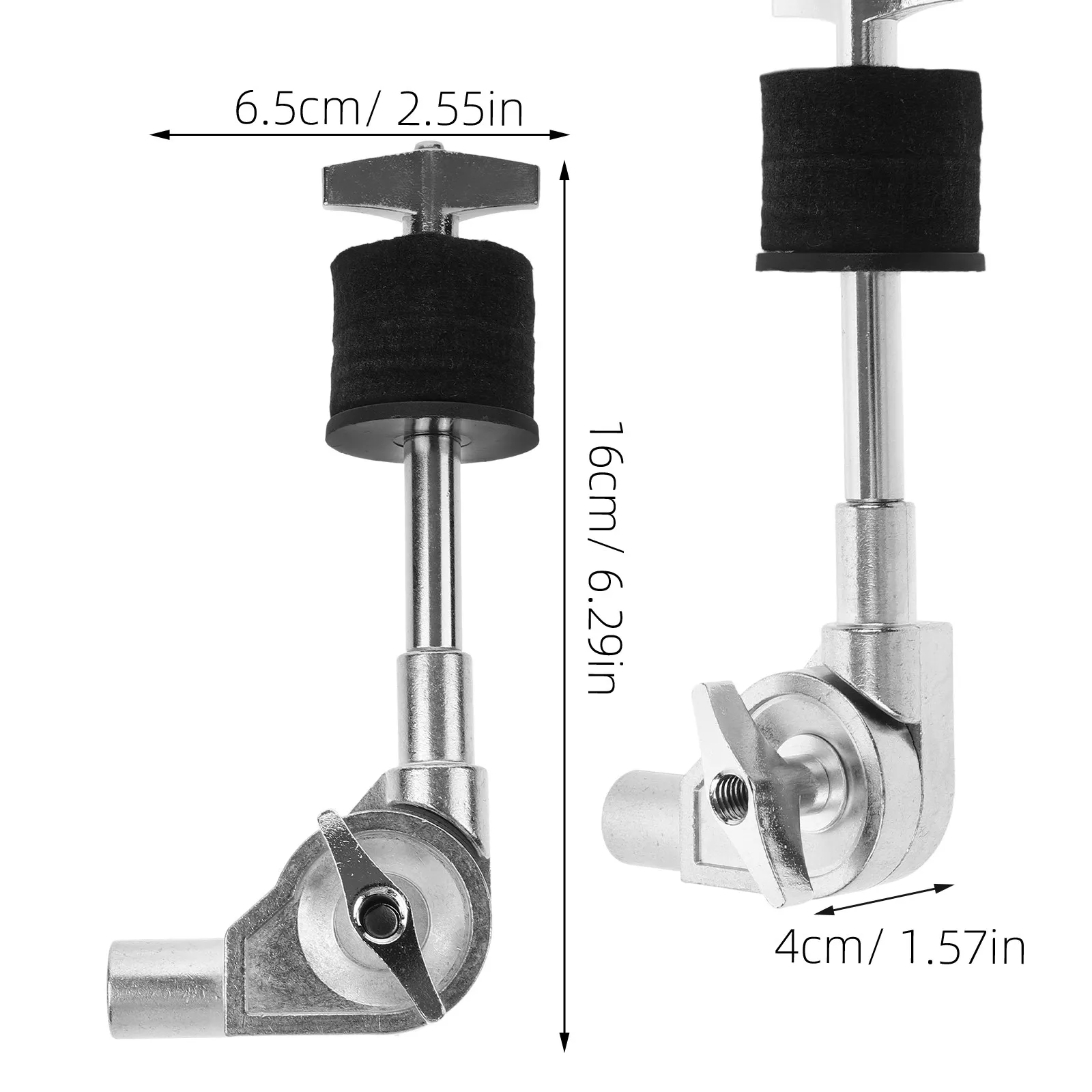 Professional Cymbal Stacker Metal Felt Drum Parts Attachment Simple Install Smooth Surface Suitable Drum Kits Cymbals Base
