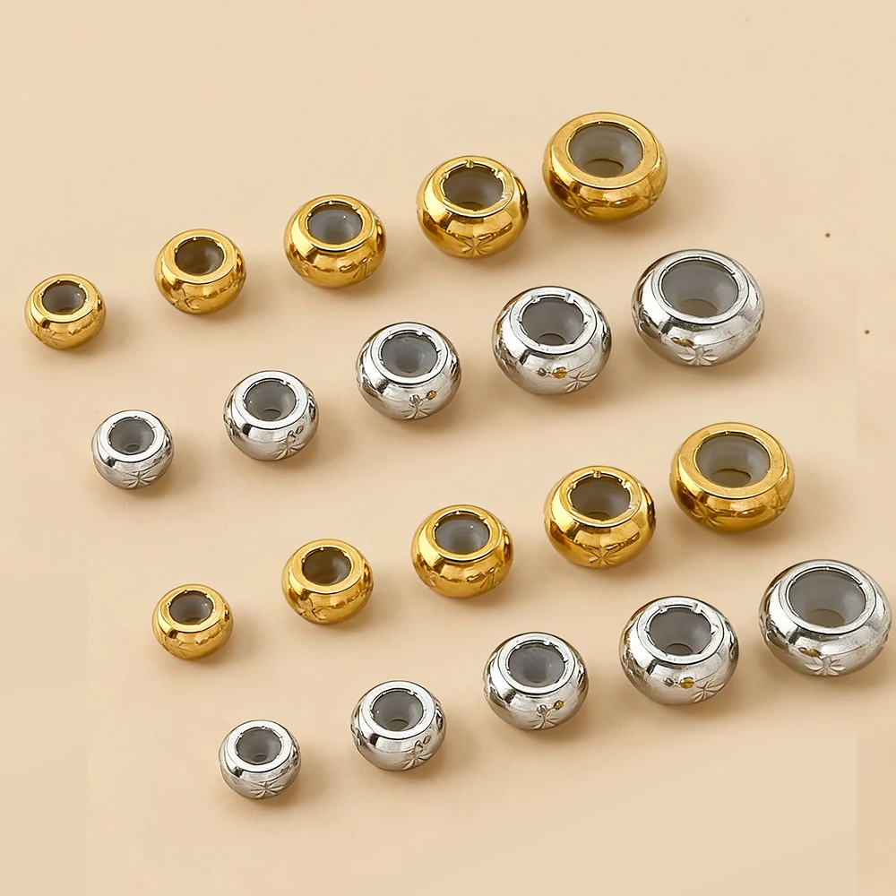 Cordial Design 50Pcs Jewelry Findings/Hand Made/Stainless Steel/Spacers Beads/DIY Accessories/Beads For Bracelets #195482