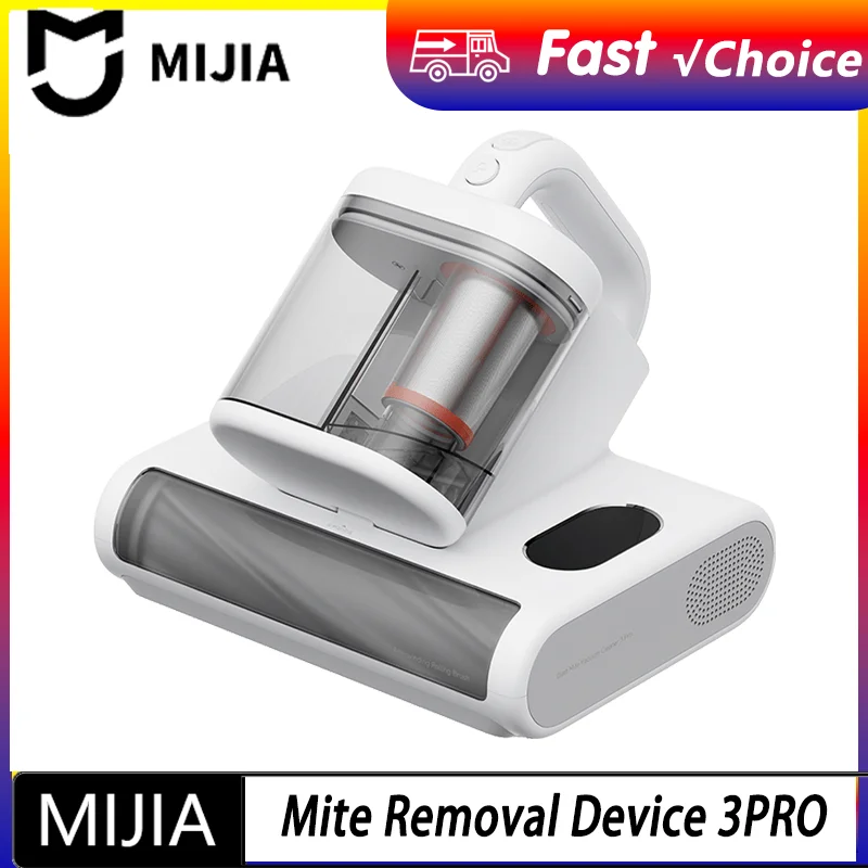 NEW MIJIA Mite Remover 3 Pro Wireless Dust Mite Vacuum Cleaner UV Sterilization Disinfection Dust 17kPa Handheld For Home Bed CN