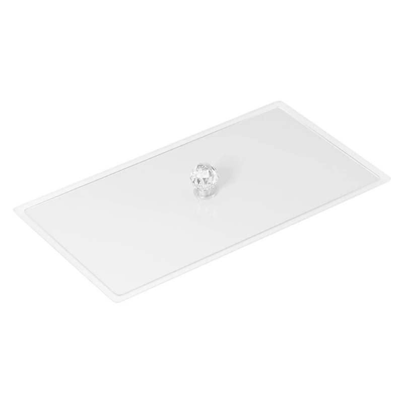 Clear Acrylic Watch Parts Storage Box Anti Dust Tray Dividers Perfect for Watch Repair Professionals Enthusiasts