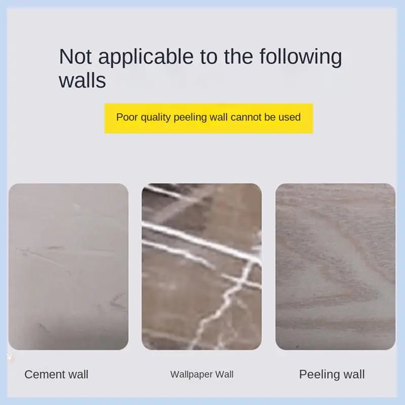 

AS63-1 Piece Shower Holder 360° Adjustable Shower Holder Strong Paste Shower Head Holder Black