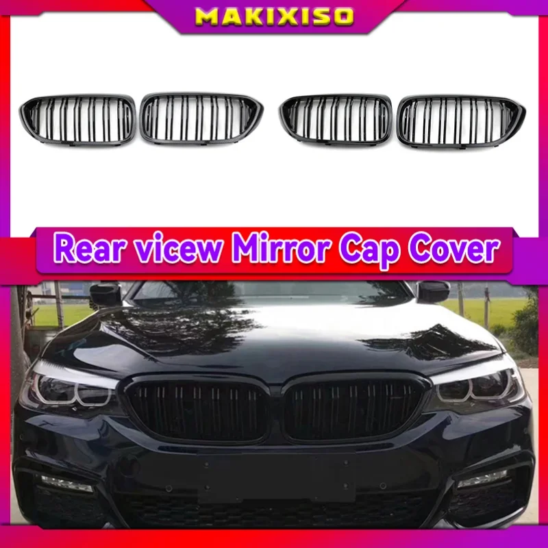 

Front Bumper Kidney Grille Grill for BMW G30 G31 G38 5 Series 525I 530I 540I 550I with M-Performance Black Double Line Kidney Gr