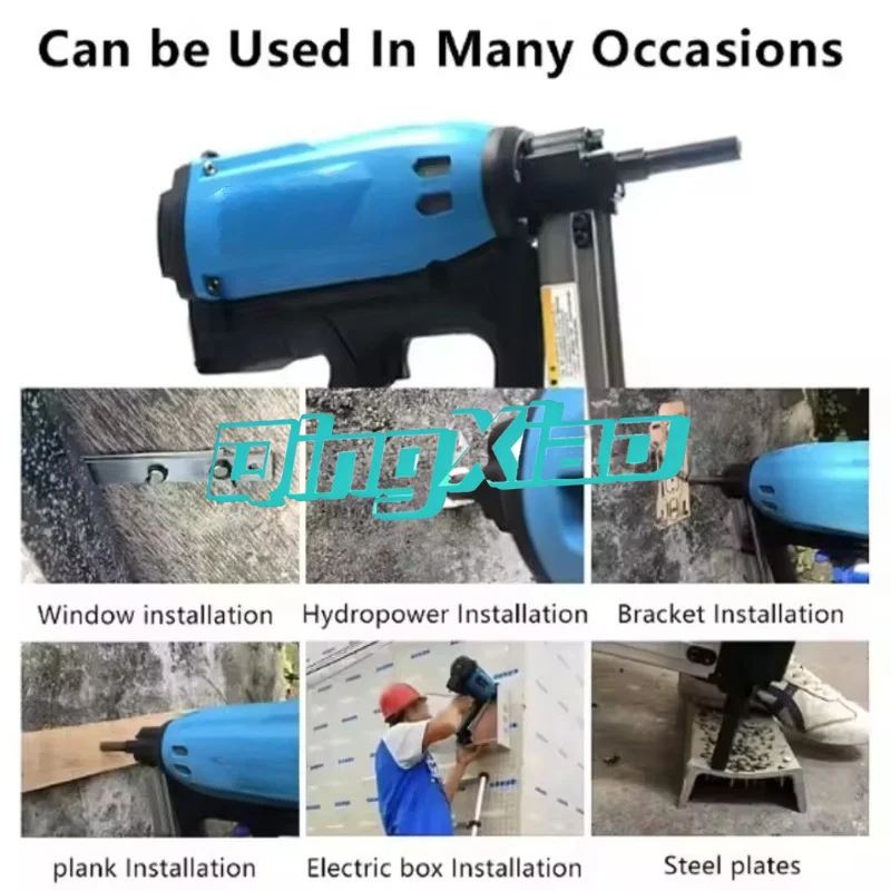 Power Tools Nail Gun Industrial Grade Pneumatic Stainless Steel Cordless Staple Concrete Nailer In Household Renovation Projects