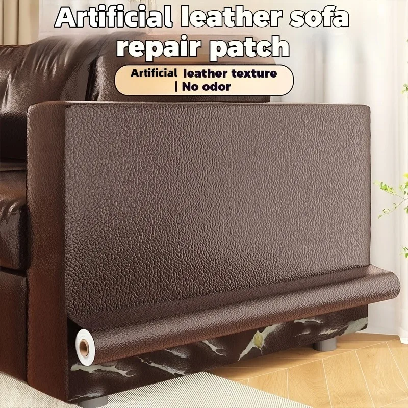

Self-stick Vinyl Repair Tape Artificial Leather Repair Patch for Couches Car Seats Sofas Jackets Cracks Fix Tear Kit Renovations