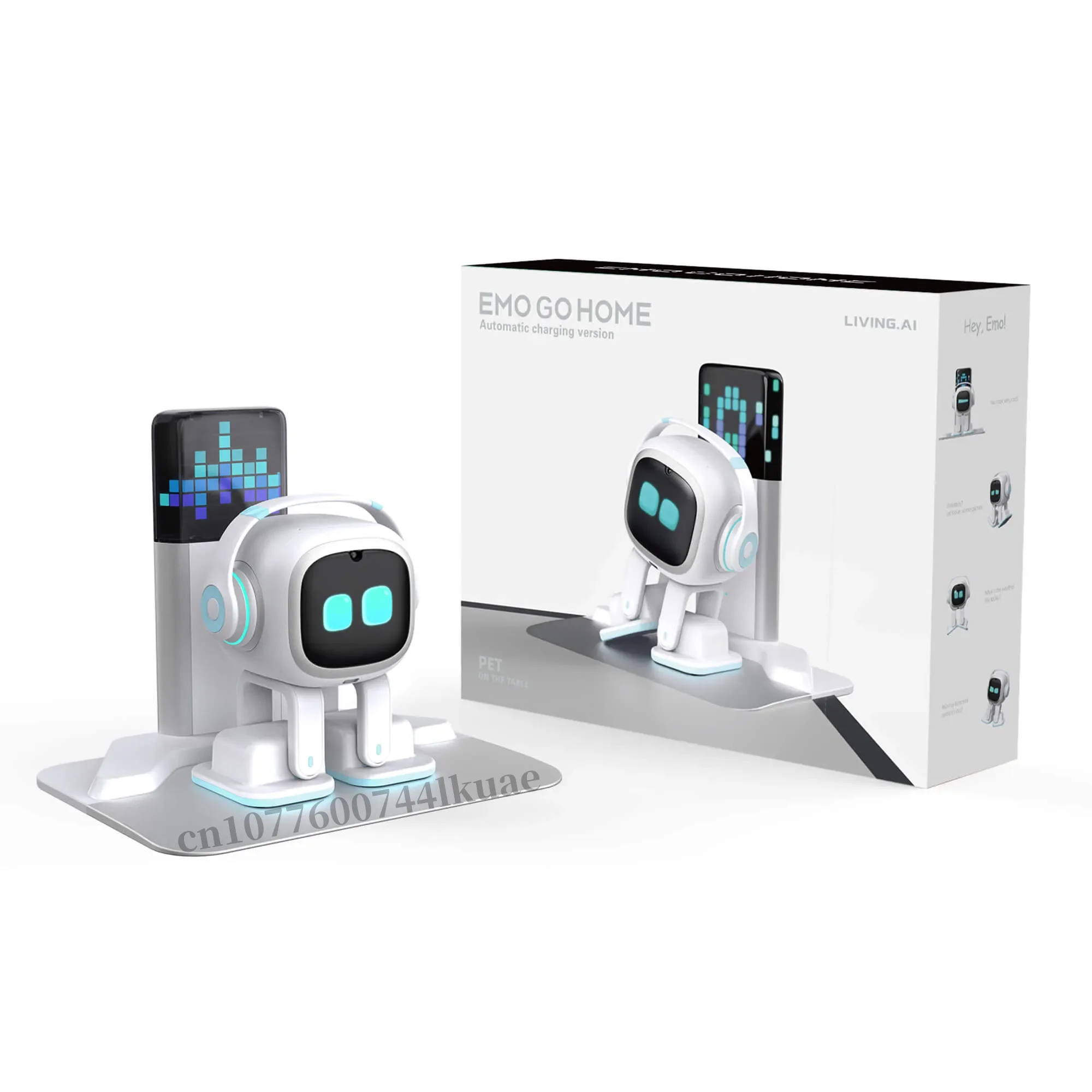ホワイト EMO 音声ロボット スマート AI コンパニオン ホワイト EMO 音声ロボット スマート AI コンパニオン