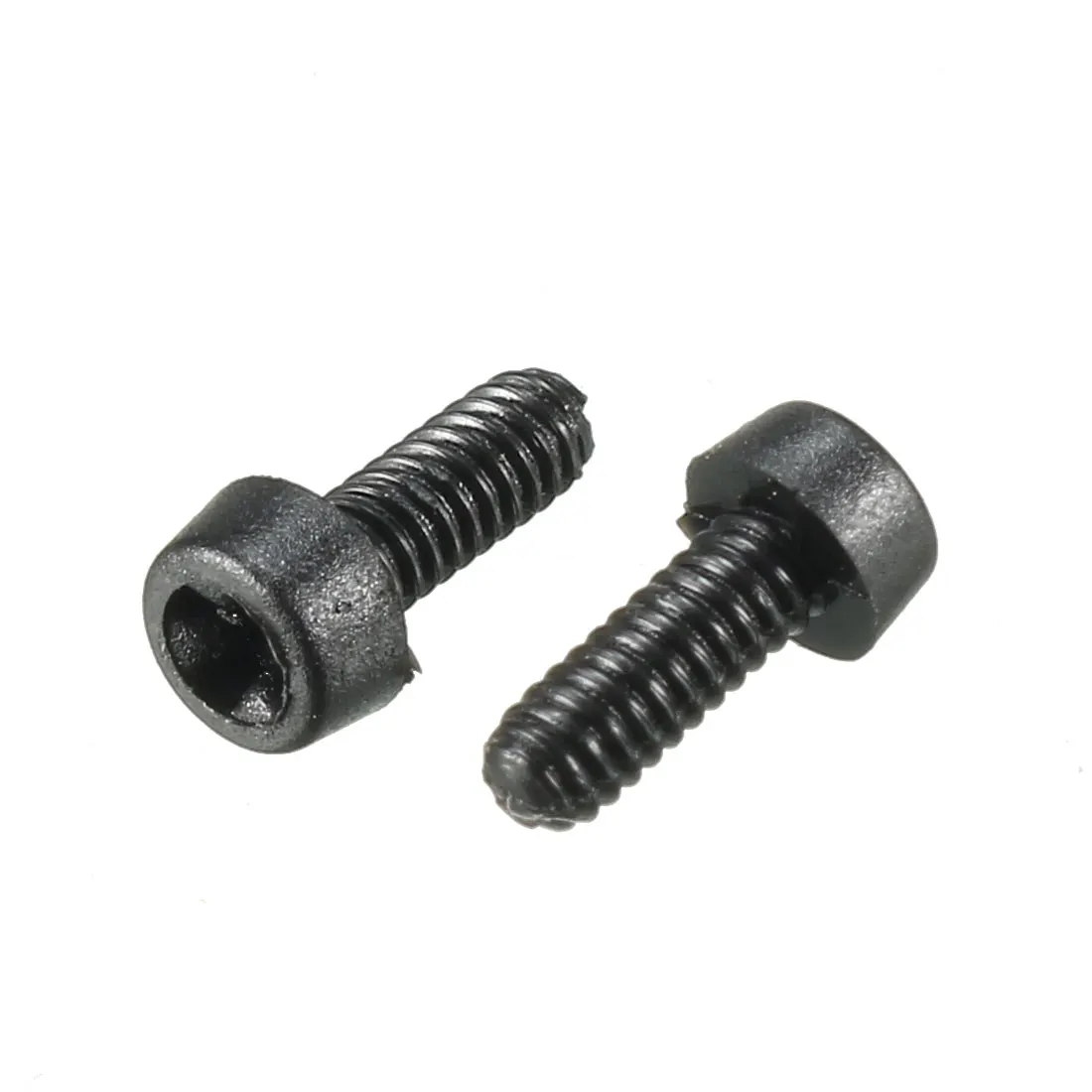 50/100Pcs Plastic Phillips Cross Pan Head Furniture Machine Screws Round Head External Threaded Bolts Screws M2 M2.5 M3 Black