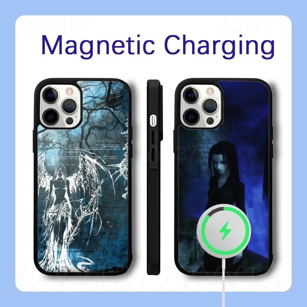 

Gothic Coquette Cybersigilism with Magsafe Phone Case For iPhone 17,16,15,14,13,12,Pro,Max,Plus Magnetic Wireless Charge Cover