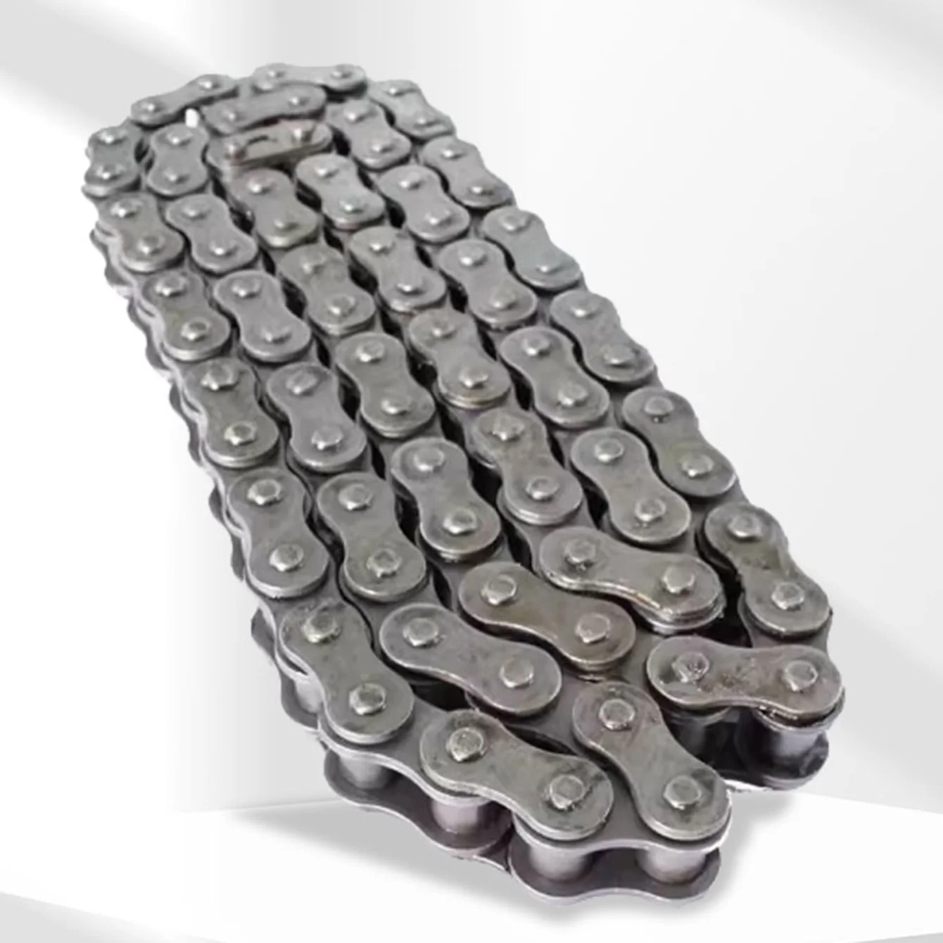 1.5Meter 08B 08A Double&Single Row Roller Chain Carbon Steel Drive Chain Joints Industrial Transmission Accessory Pitch 12.7mm